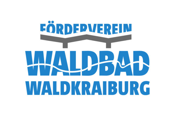 Logo "Förderverein Waldbad Waldkraiburg", farbig