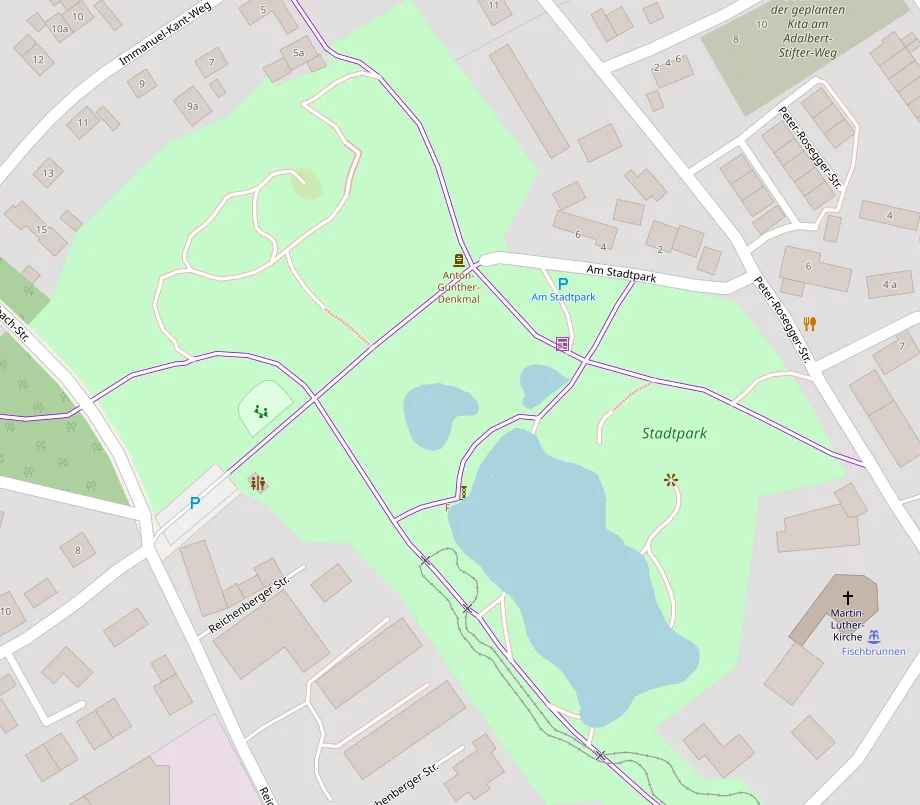 Plan für Naturbad im Stadtpark
