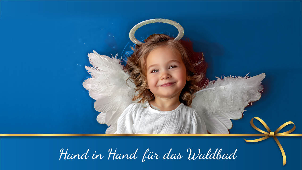 Weihnachtsengel in Blau